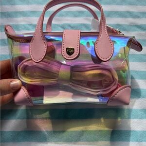 SCL Pink Iridescent crossbody